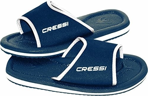 Cressi Lipari klapki kąpielowe na basen i plażę dla dorosłych i dzieci, niebieski, 41 EU XVB9516141
