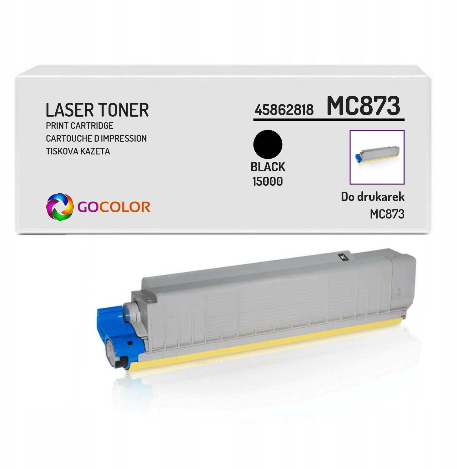 Toner do drukarki Oki MC873dnv 45862818 Black
