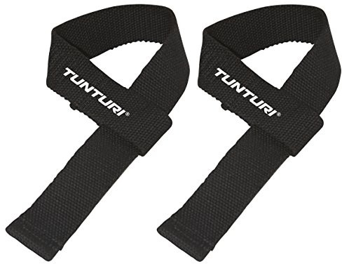 Tunturi powerliftig Straps pasek na ramię, czarna, One Size 14TUSCL251