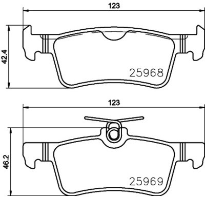 HELLA PAGID - Pagid GmbH) PAGID - Pagid GmbH) 8DB 355 021-701 8DB 355 021-701