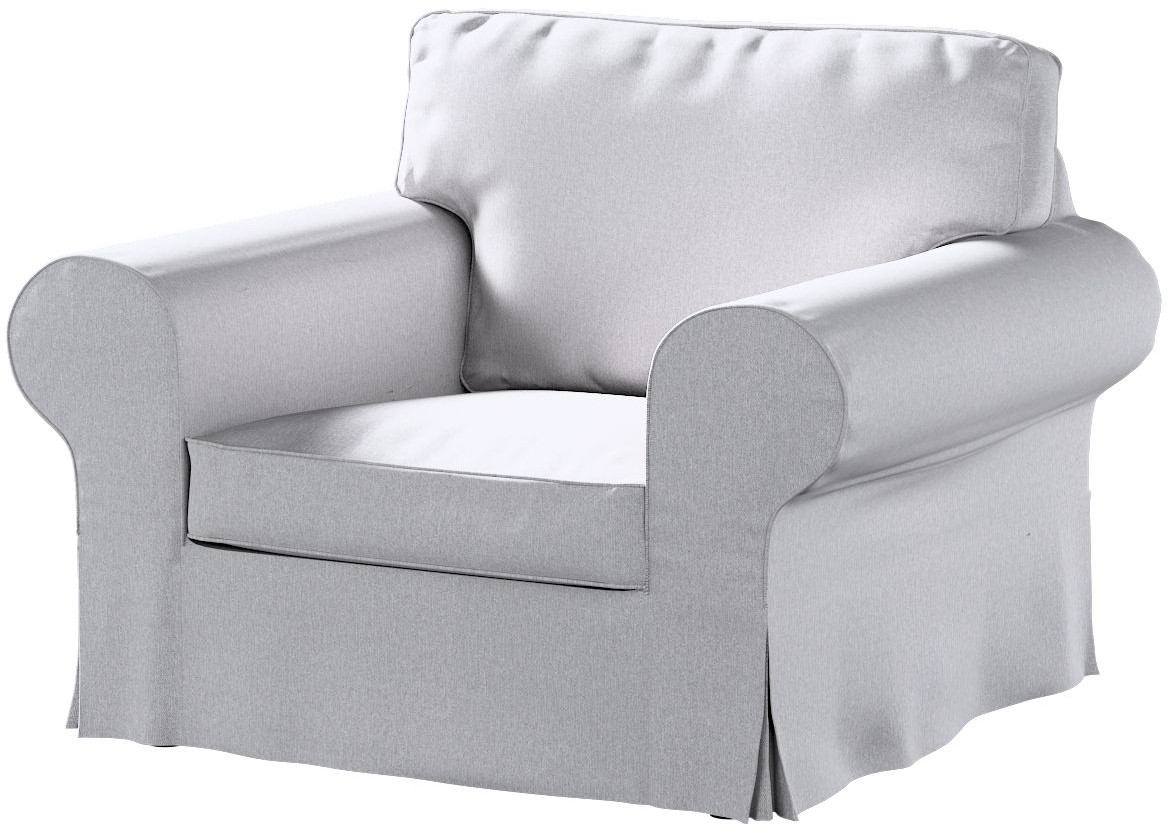 Dekoria Pokrowiec na fotel Ektorp szary melanż 103 x 82 x 73 cm Amsterdam 612-704-45