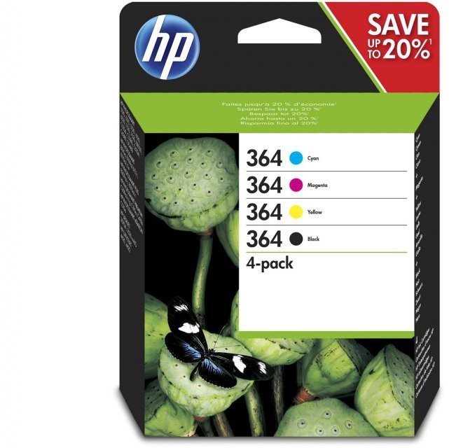 HP HP Tusz nr 364 N9J73AE 4pack CMYK 250s BK 300s CMY