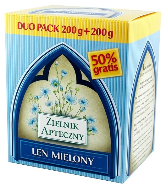 Herbapol Lublin Len mielony ZIelnik Apteczny DUO PACK 200g + 200g