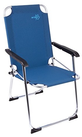 Bo-Camp składane krzesło turystyczne, niebieskie 1211935