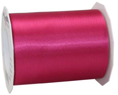 Unbekannt Present wstążka satynowa, magenta, 25 m - 112 mm 3241225-606