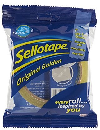 Sellotape oryginalne taśmy klejącej, 24 MM X 50 m, Golden SLT1629146