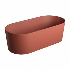 Omnires OVOWW TE OVO M+ Wanna wolnostojąca 160 x 75 cm TERRACOTTA