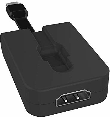 PremiumCord Premium Cord Adapter USB 3.1 Typ C wtyczka na gniazdo HDMI, składany kabel i kółko na klucze