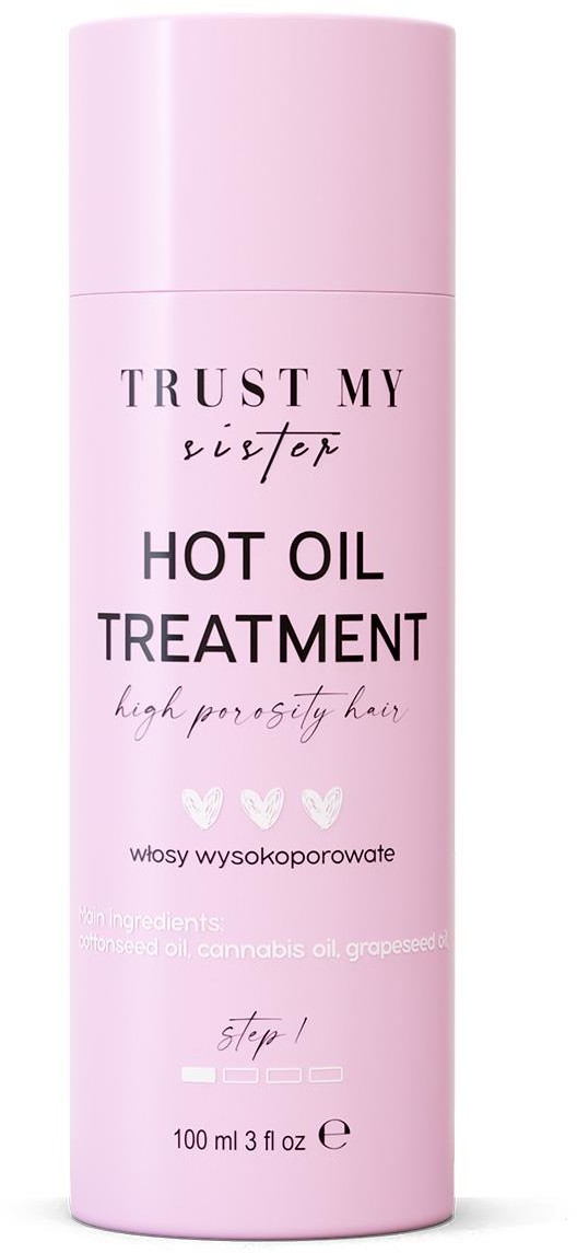 TRUST MY SISTER Hot Oil Treatment olej do włosów wysokoporowatych 100ml 98904-uniw