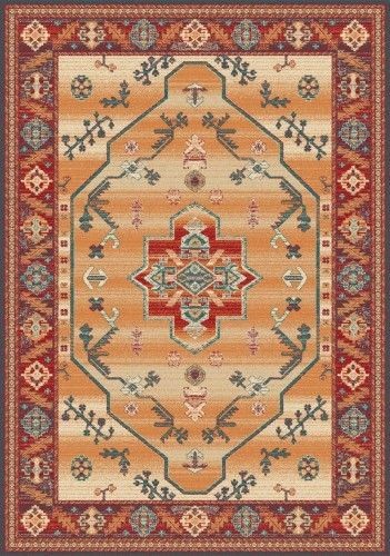 Agnella Brintons Dywan Isfahan TEREUS miedziany wełna B357-9309C