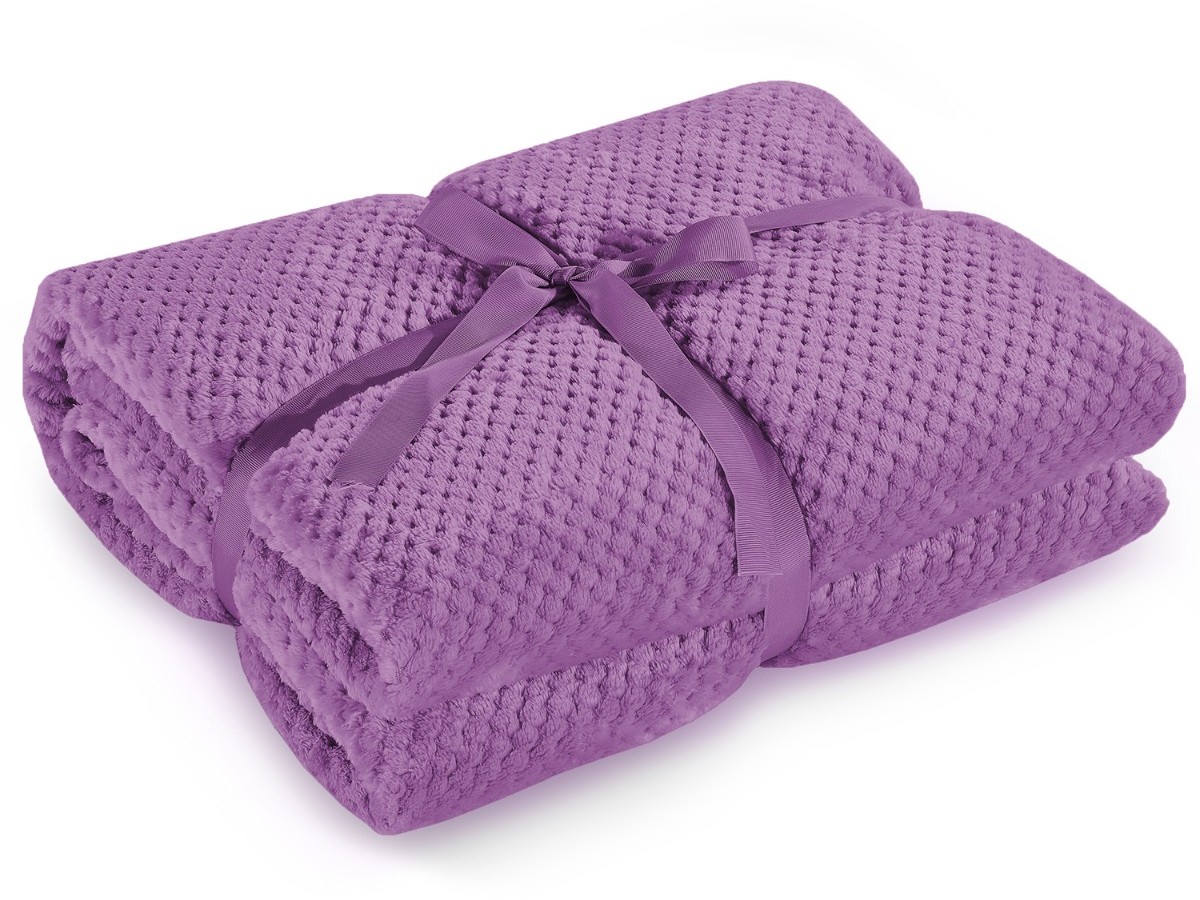 DecoKing DecoKing - Koc Henry - Fioletowy 220x240 cm