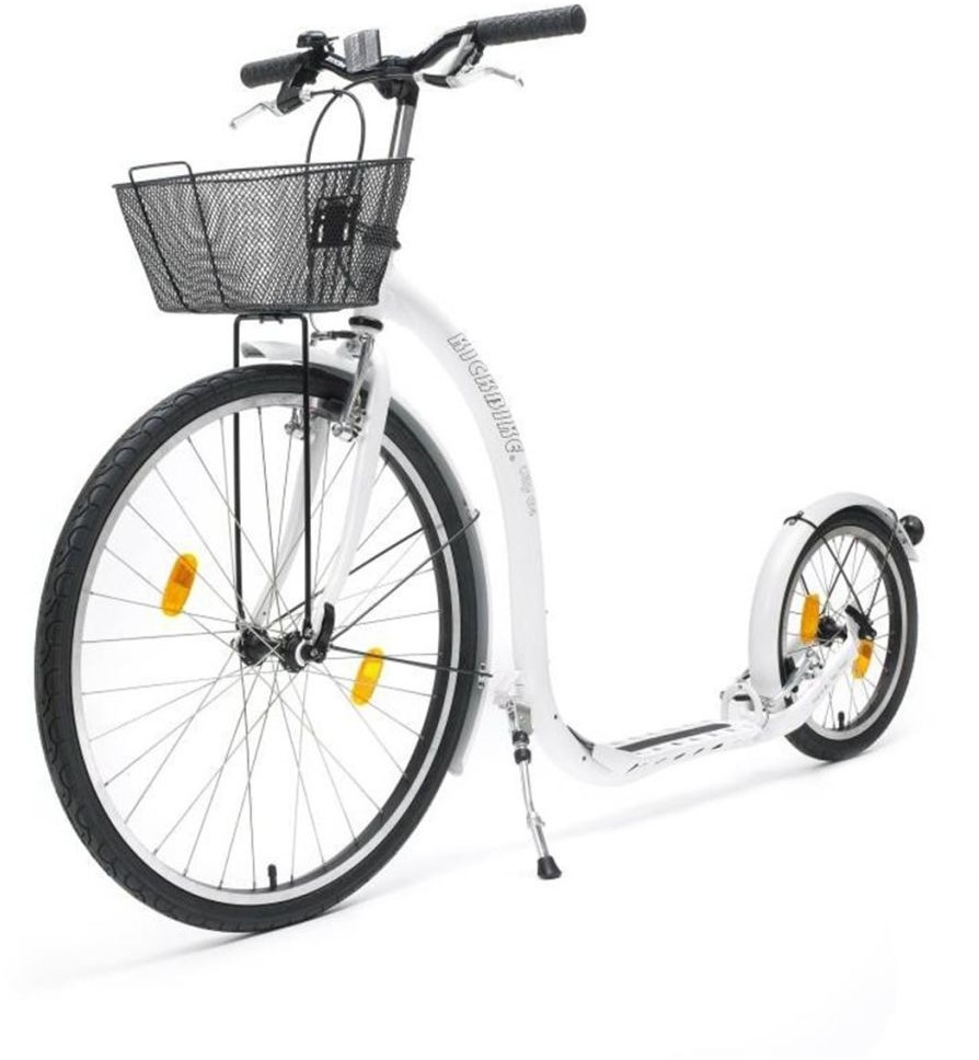 Kickbike Hulajnoga City G4 Biała z koszykiem (kbci-whi)
