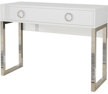 Helvetia Biurko MILLA 03 Helvetia Biały Połysk Chrom 2498KY03