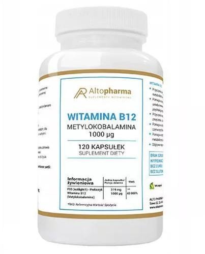 Altopharma Witamina B12 1000 g 120 kapsułek 1146135