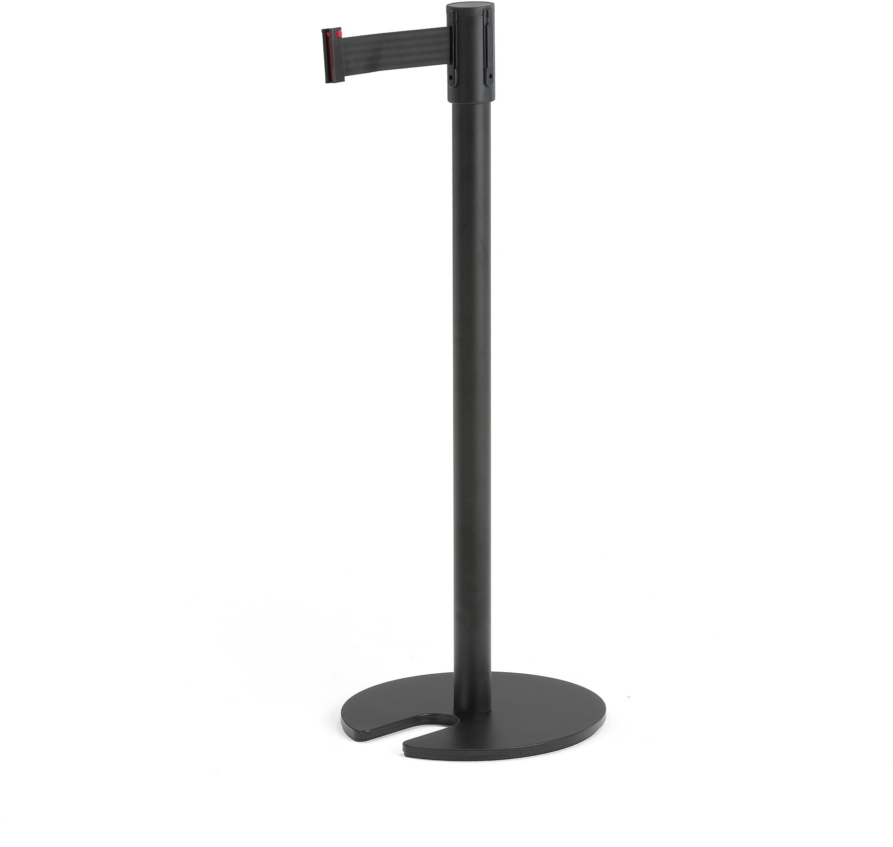 AJ #en Belt barrier system L 2000 mm black post black 310841