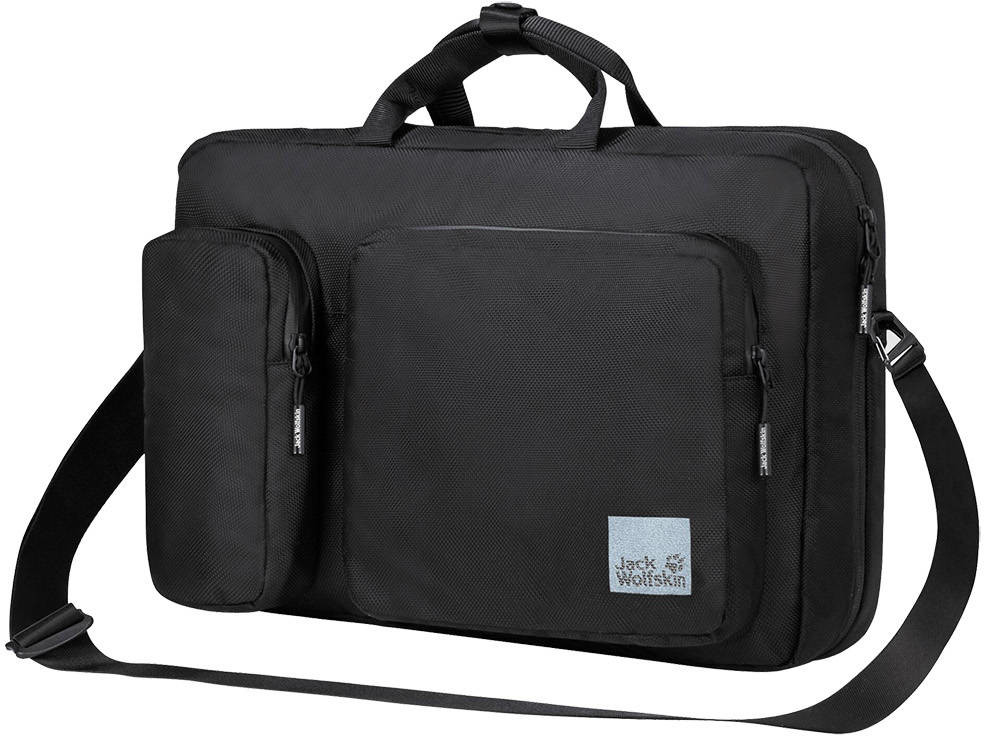 Jack Wolfskin Plecak torba na laptopa New York Flip Bag - ultra black 2010321-6666
