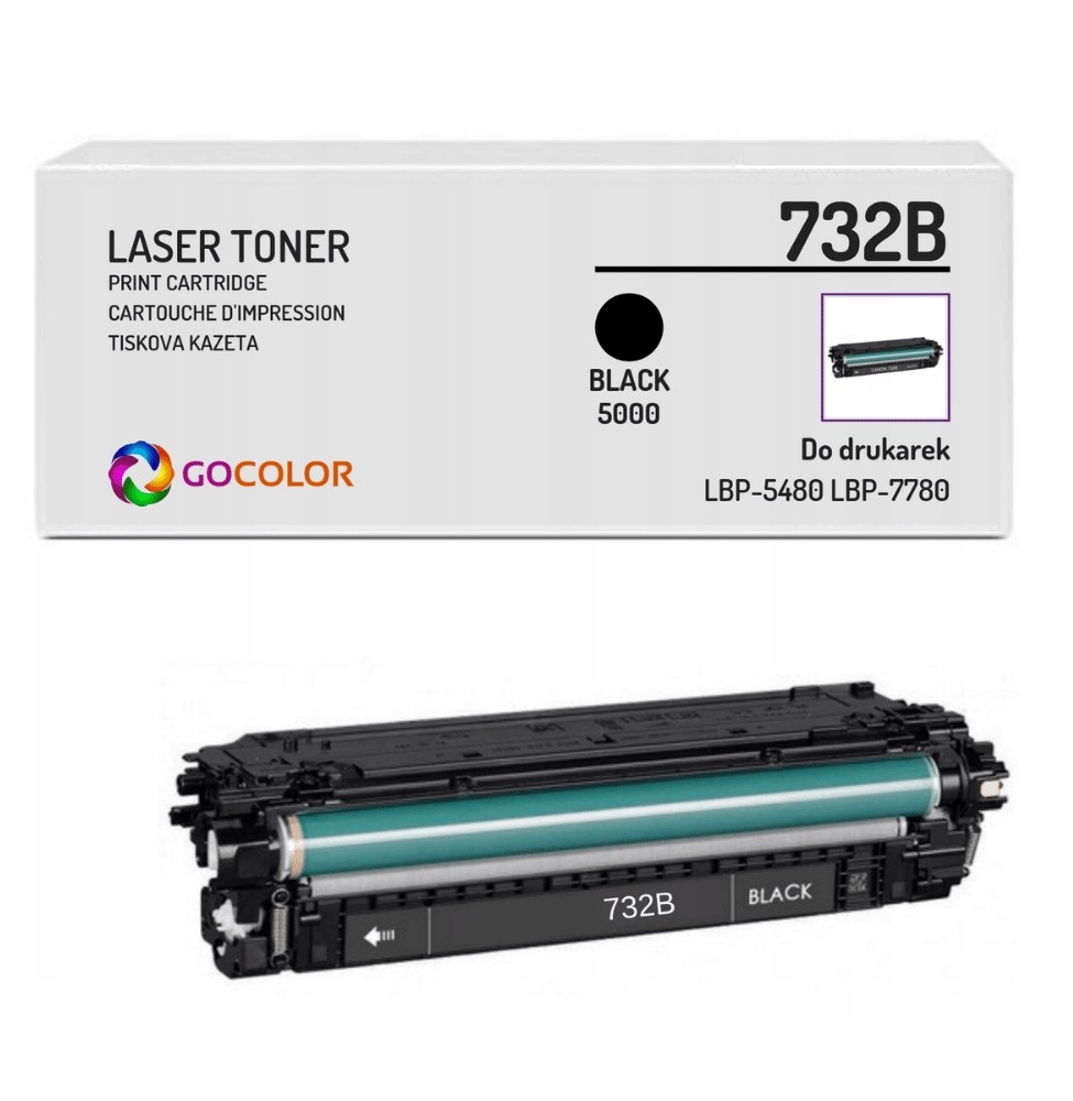 Zamienny z Canon toner 732 Black LBP-7780cx