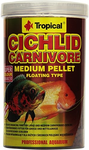 Tropical cich Lid carnivore (informatyka) Medium pellet, 1er Pack (1 X 1 L)