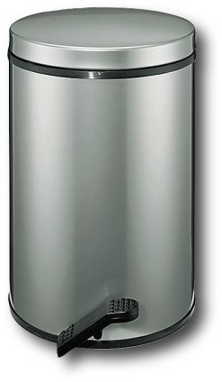 Wesco 117 212  03 tretabfallsammler miękki, 13 litrów, nowe srebro 117 212-03