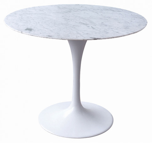 Marmurowy okrągły stół z metalową podstawą Gobleto 5X