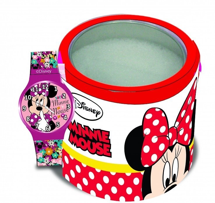 Pulio Zegarek analogowy Minnie w puszce