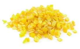 Skórka cytrynowa żółta krojona  6x6 mm kandyzowana  0.5 kg