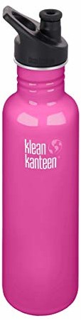 Klean Kanteen Classic stal nierdzewna butelka do picia z Sport Cap 3.0 i Klean Coat powłoka proszkowa (1003269)