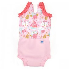 Splash About Kostium kąpielowy z pieluszką Happy Nappy - sówka i kotek 3061