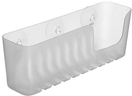 Tatay półka łazienkowa, mocowanie za pomocą przyssawki, duża, tworzywo sztuczne, wymiary: 30 × 8,5 × 11 cm 4520202