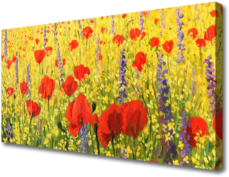 PL Tulup Obraz Canvas Kwiaty Roślina Natura 120x60cm