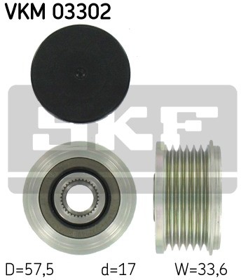 SKF Sprzęgło jednokierunkowe alternatora VKM 03302