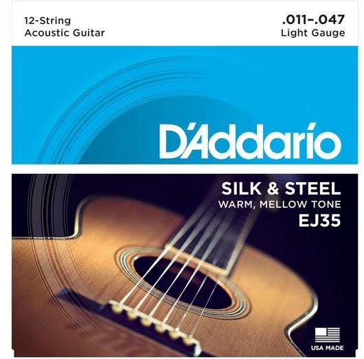 DAddario EJ35 - Silk & Steel 12-String 11-47