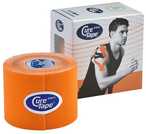 CureTape Cure Tape Sports, 5 m X 5 cm, odporny na działanie wody, pomarańczowy