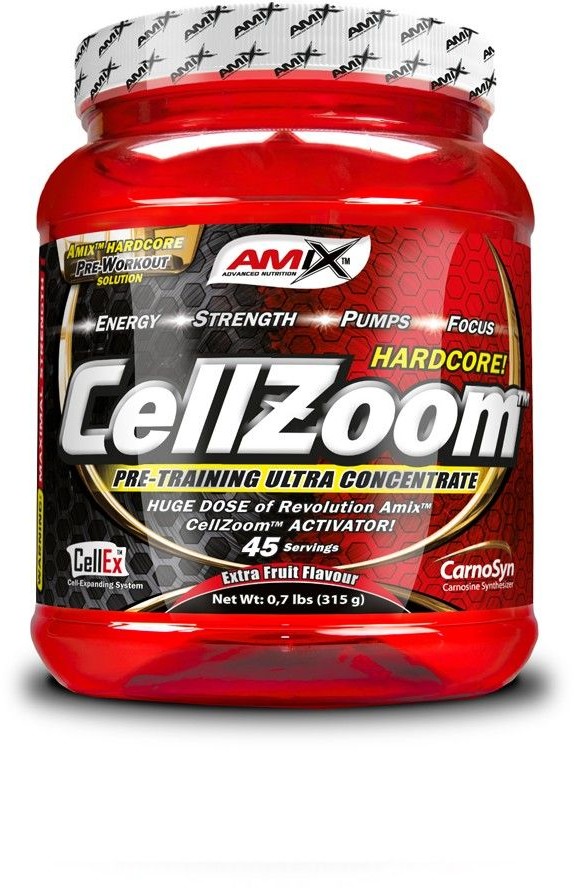 Amix X CellZoom Hardcore Activator 315g fruit punch