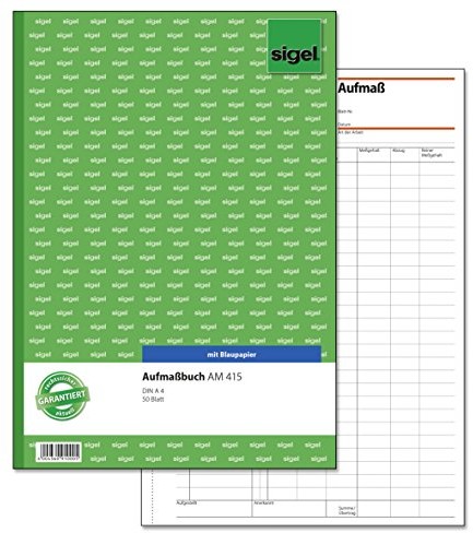 Sigel Obmiar zdjęcia, z niebieskim, DIN A4, 50 arkuszy papieru AM415