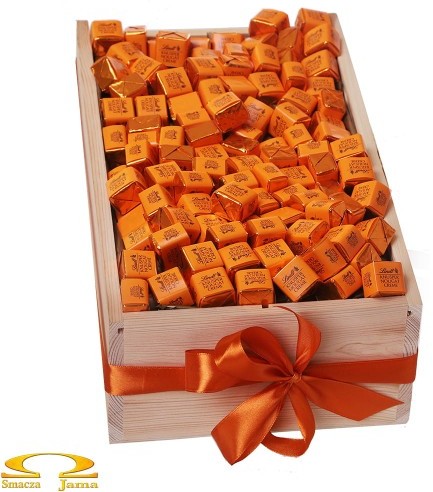 Lindt Skrzynka pralinek Knusper Nougat Creme 1 kg D5A3-77124