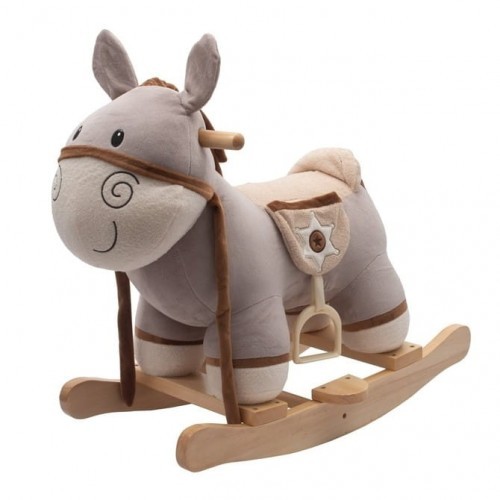 PLAYTO Playto 43318 zabawka na biegunach donkey z melodią