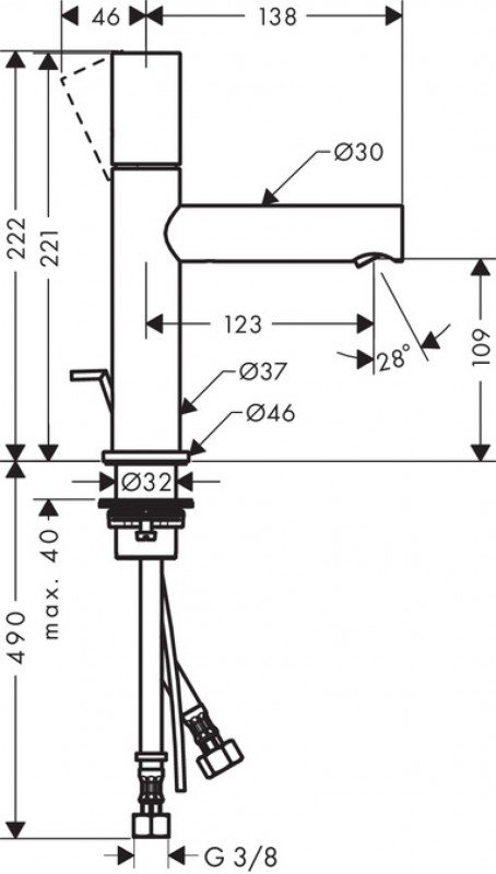 Hansgrohe Uno Zero 45001820