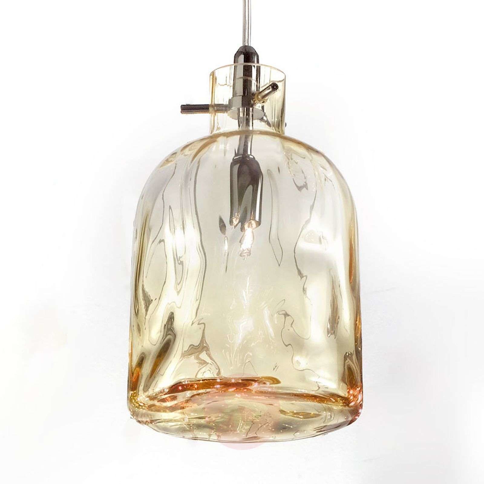 Selene Lampa wisząca Bossa Nova 15 cm bursztynowa