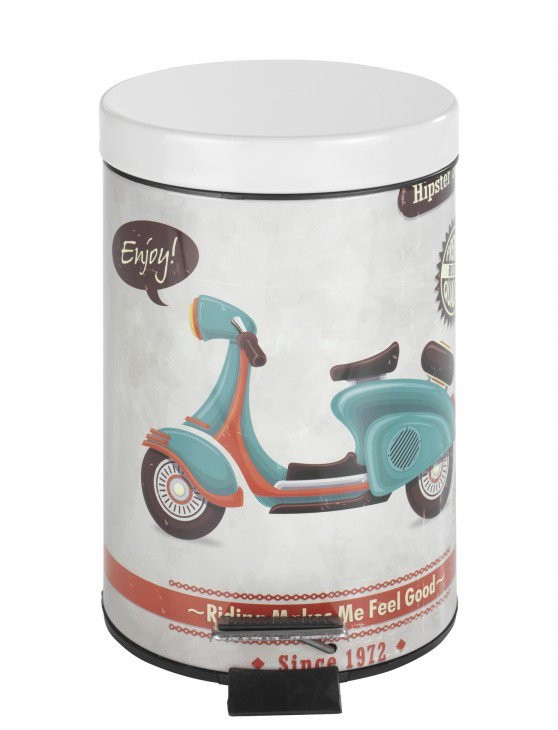 Wenko Kosz na śmieci Vintage Skuter 21606100