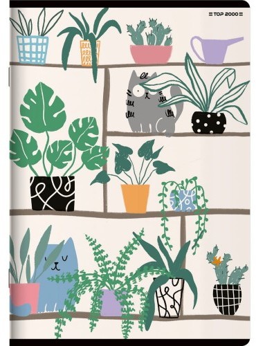 TOP 2000 Zeszyt A5 32k kratka 70g. MEGAMIX 400158435 2000