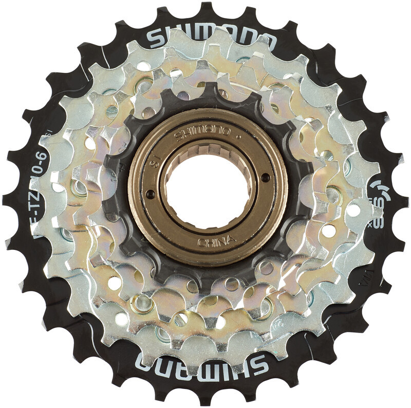 Shimano MF-TZ510 Srew-On Cassette 6-speed, brown/black 14-28T 2021 Kasety E-MFTZ5106428