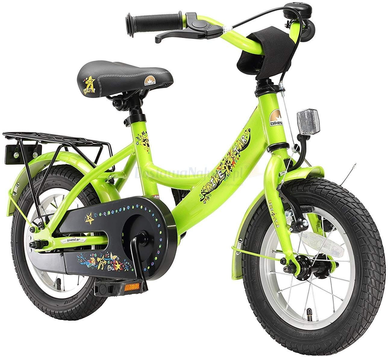 Bikestar Rower dla dzieci 12 cali zielony