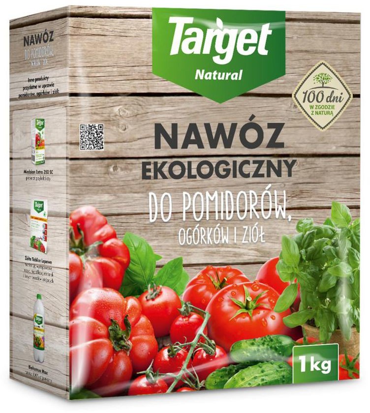 Target Nawóz do pomidorów, ogórków i ziół EKOLOGICZNY 1 kg NATURAL