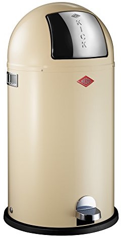 Wesco pojemnik na odpadki Kickboy, kość słoniowa, pojemność: 40 l 177 731-23