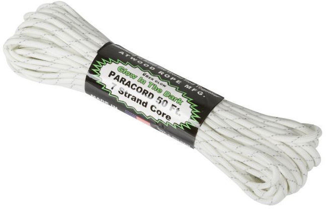 Paracord Linka Atwood Rope MFG 550 Uber Glow Reflective 15m - biała (CD-PU5-NL-20) H CD-PU5-NL-20