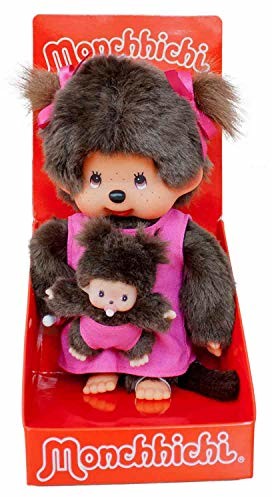 OKU Monchhichi Sekiguchi 236200,MONCHHICHI*20 cm Mother Care Roze 236200