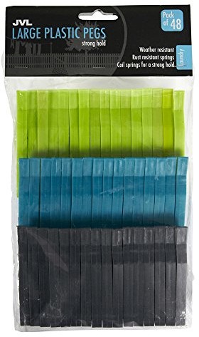 JVL jvl spinaczami do bielizny, stabilna, 48 sztuki 19-201