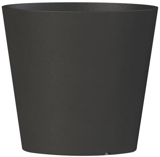 TIERRA VERDE Donica OCTAVIA ECO śr. 30 cm czarna TIERRA VERDE