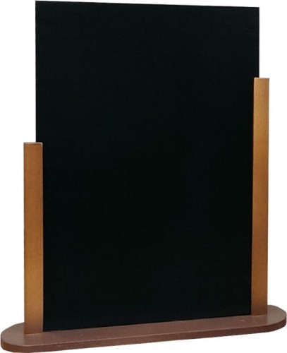 Allboards Tablica dwustronna czarna kredowa A4 na stolik TBSA4